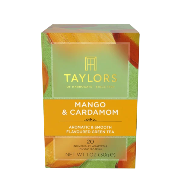 Mango & Cardamom vihreä tee, 20 pussia