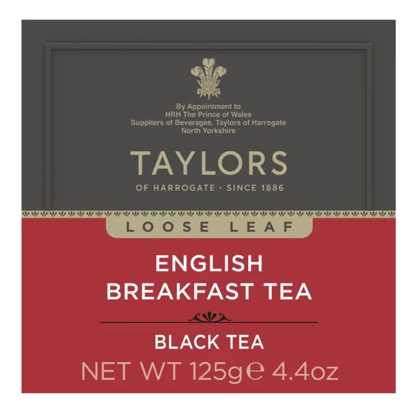 English Breakfast musta tee, 125 G