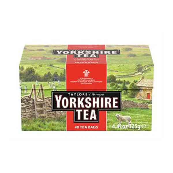 Yorkshire musta tee, 40 pussia